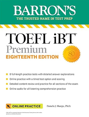 《TOEFL iBT 高级备考指南（第18版）——8套在线模拟测试+在线音频（巴伦测试准备）》